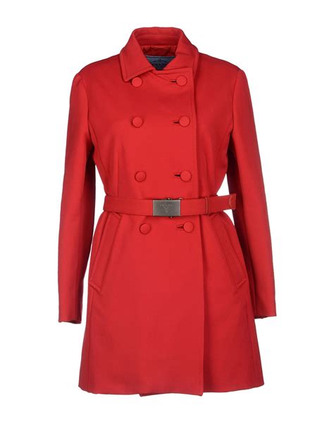 prada red coat|More.